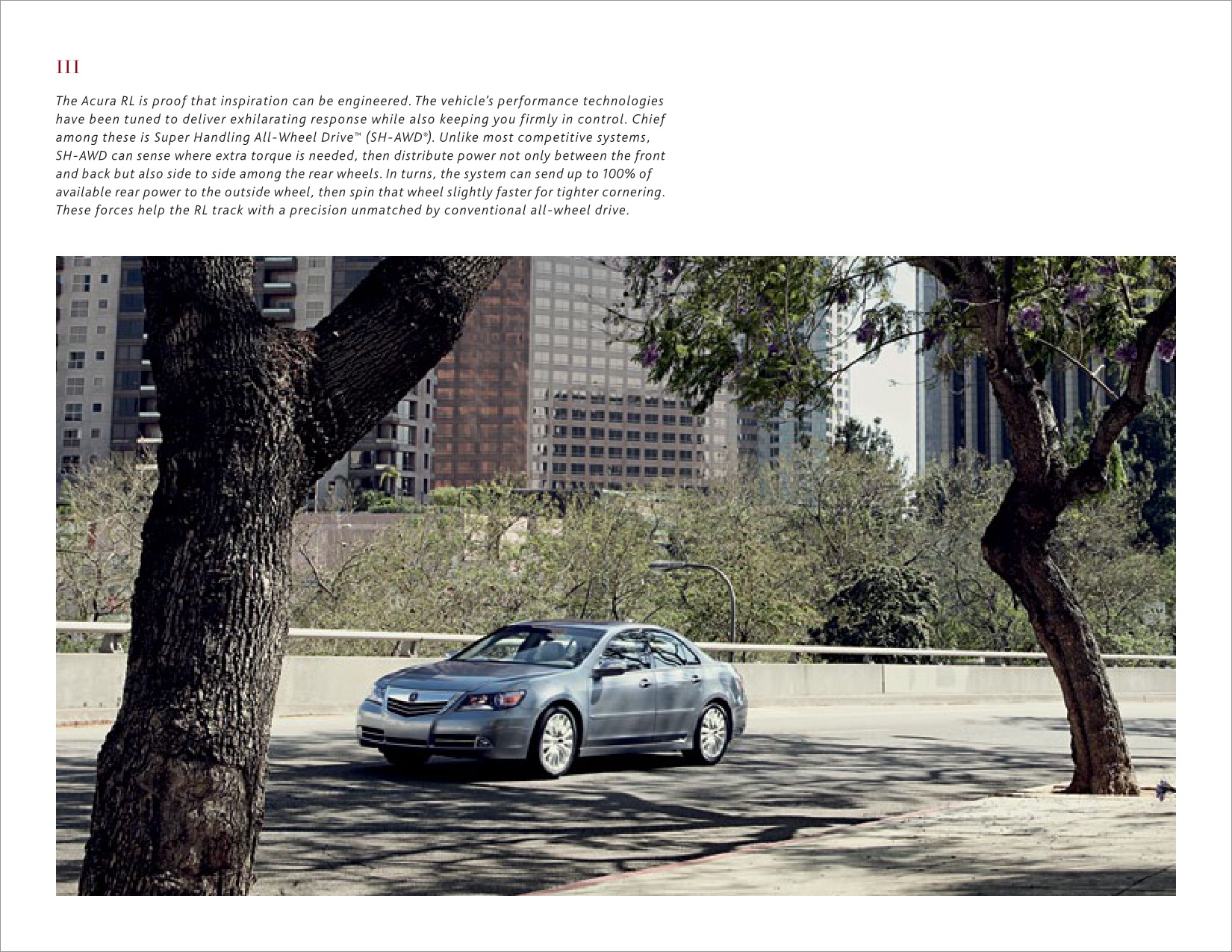 2012 Acura RL Brochure Page 12